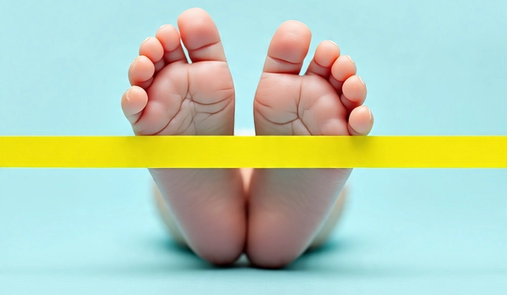 Ilustrasi - Ibu bayi di Banyuwangi langsung mengubur buah hatinya setelah melahirkan. [Meta AI]